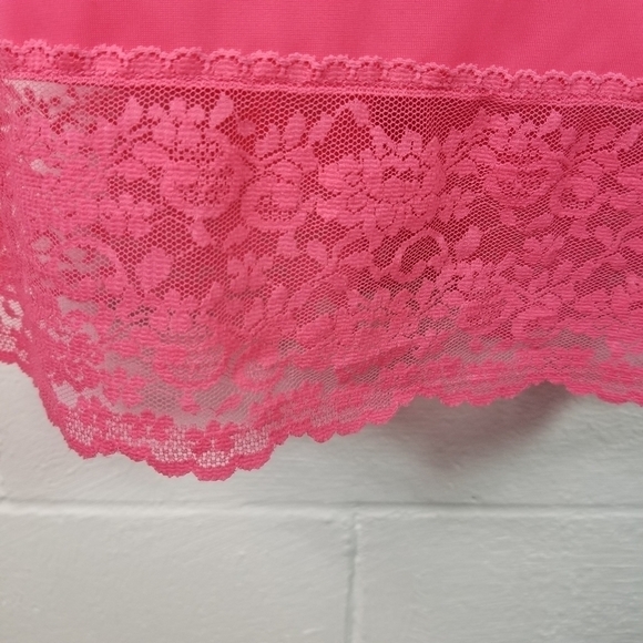 Vtg 50s Seampure lace fullslip lingerie dress - Picture 5 of 8